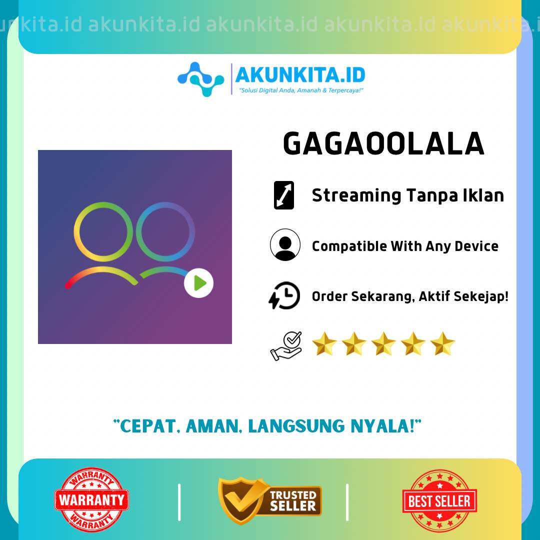 Gagaoolala Trusted Prem Application Harga 15,000 rupiah*Gratis Ongkir