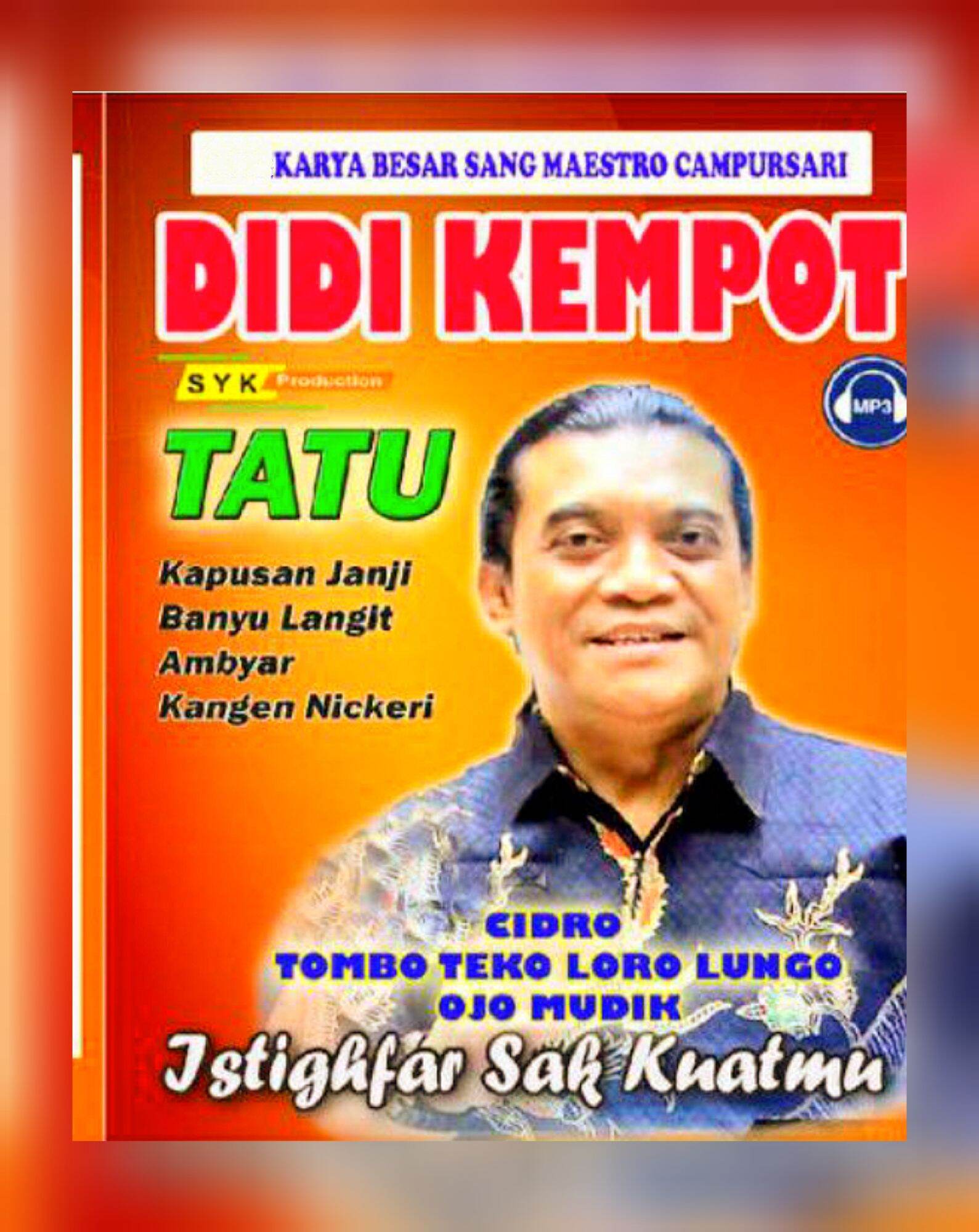 KASET DVD VCD KARAOKE ALBUM TERBARU DIDI KEMPOT - KASET DVD LAGU DIDI ...