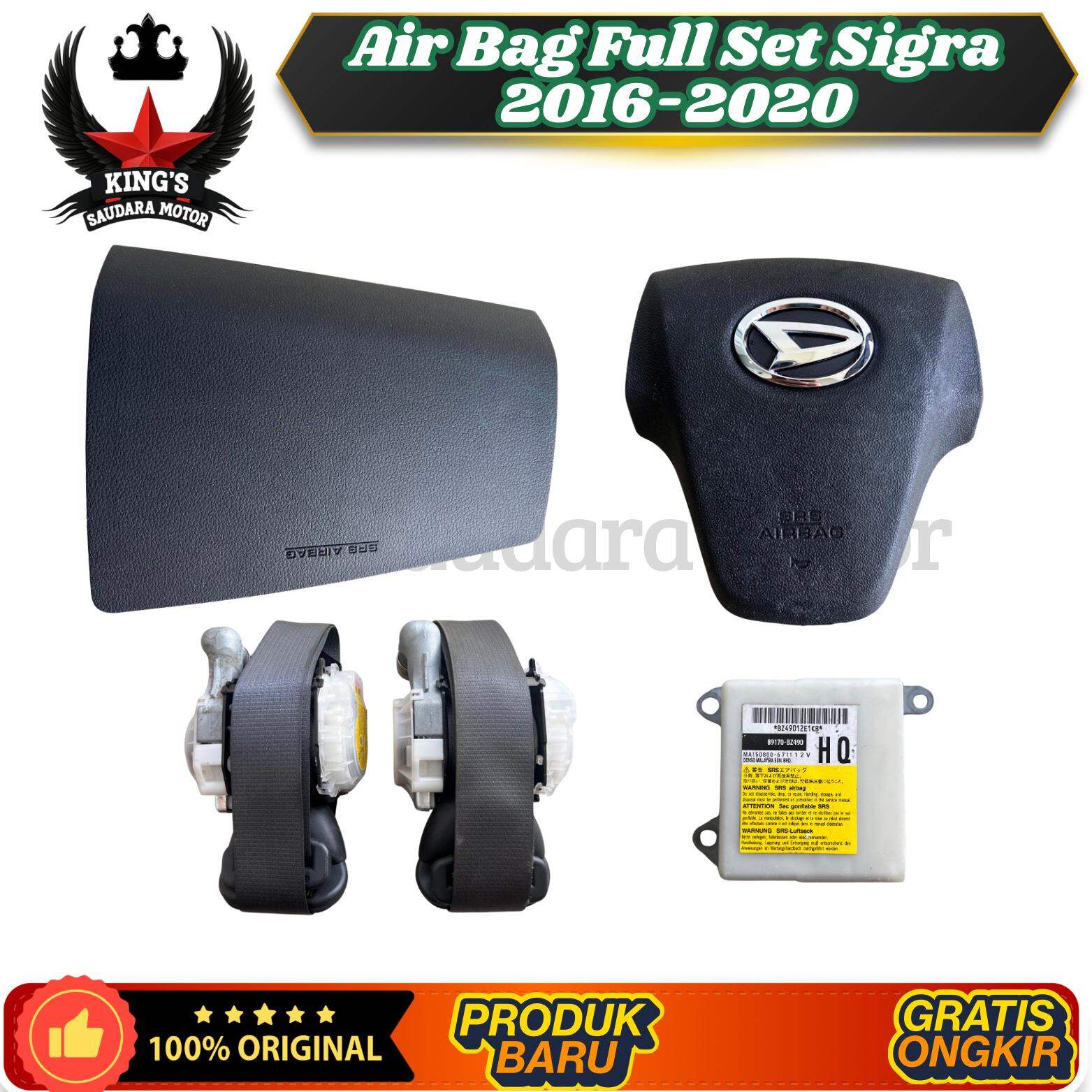 Air Bag Full Set Sigra 2016-2022 Original Best Seller Termurah Harga 3,500,000 rupiah*Gratis Ongkir