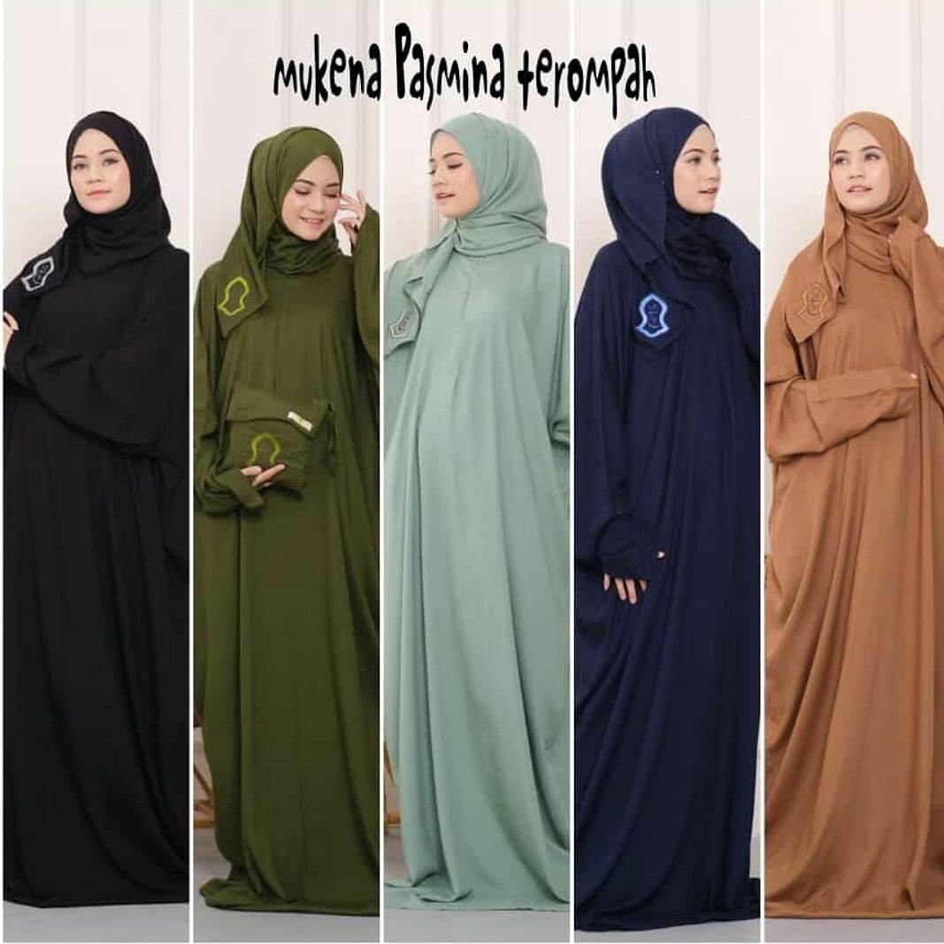 MUKENA TERUSAN PASMINA TEROMPAH