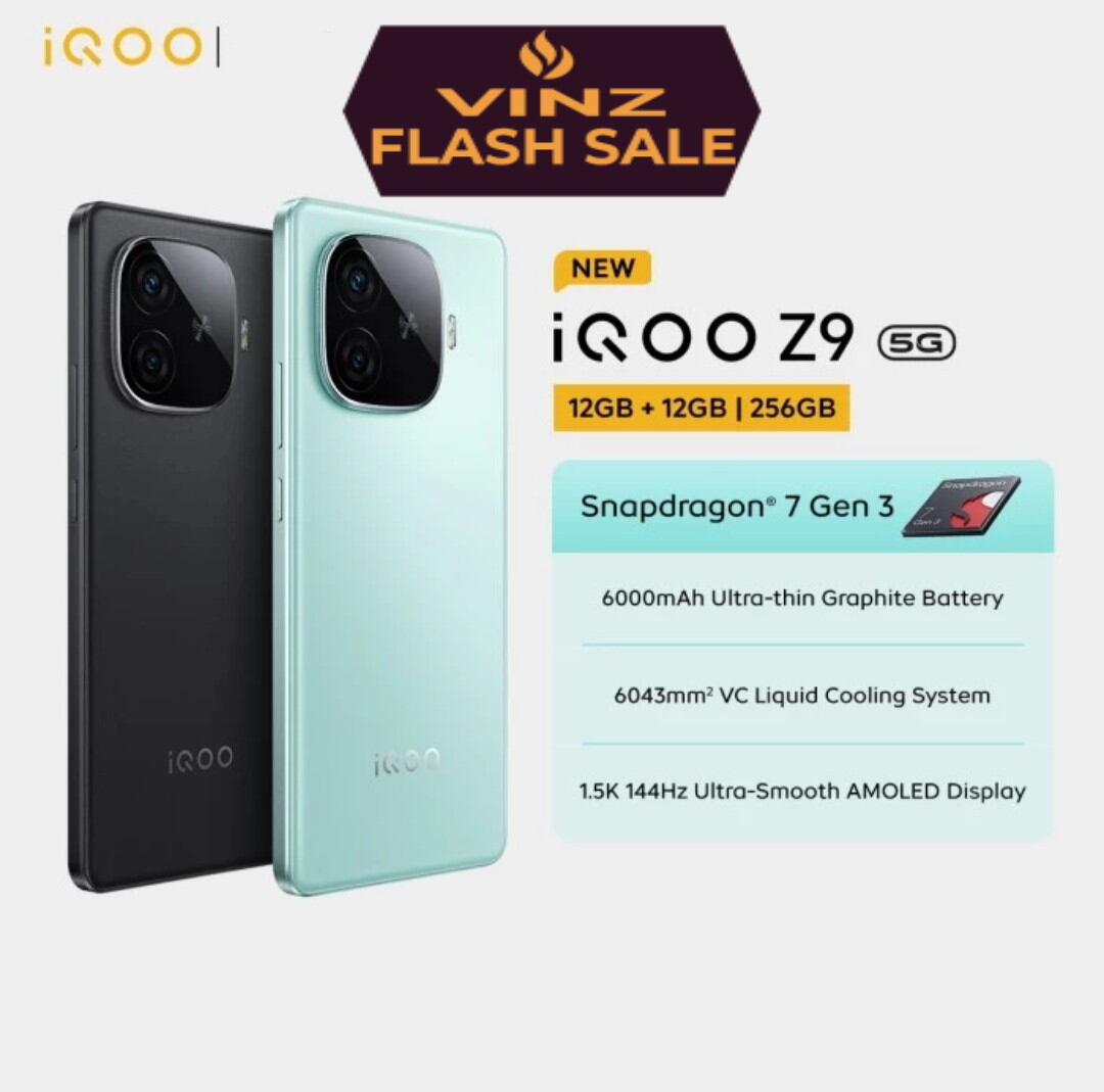 Iqoo Z9 12/256 GARANSI RESMI Harga 3,997,000 rupiah*Gratis Ongkir