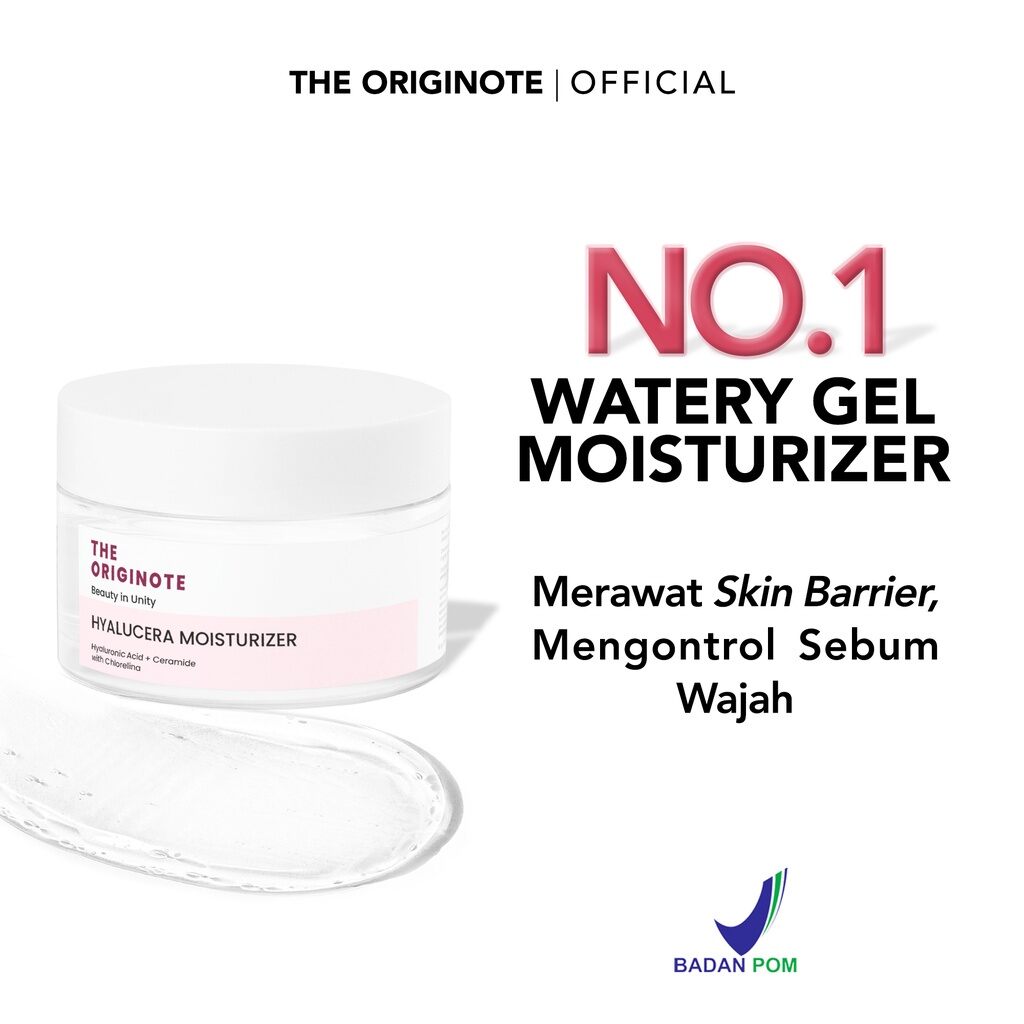 The Originote Hyalucera Moisturizer Hyaluronic Acid + Ceramide + with Chlorelina 50ml Lazada