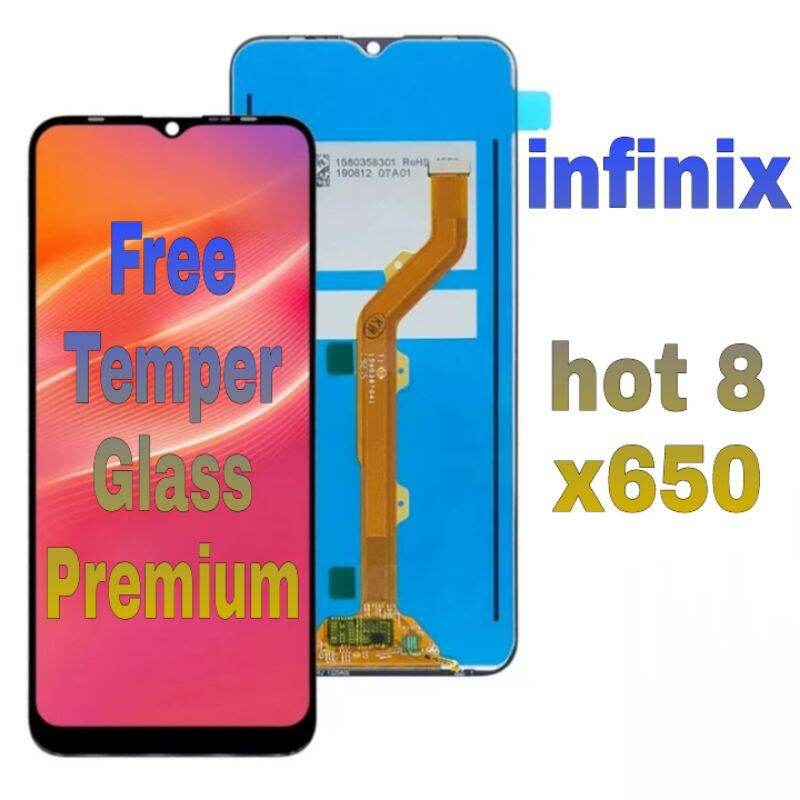 Lcd Infinix Hot 8 X650 Ori Touchscreen Fullset Komplit Lazada Indonesia 2169