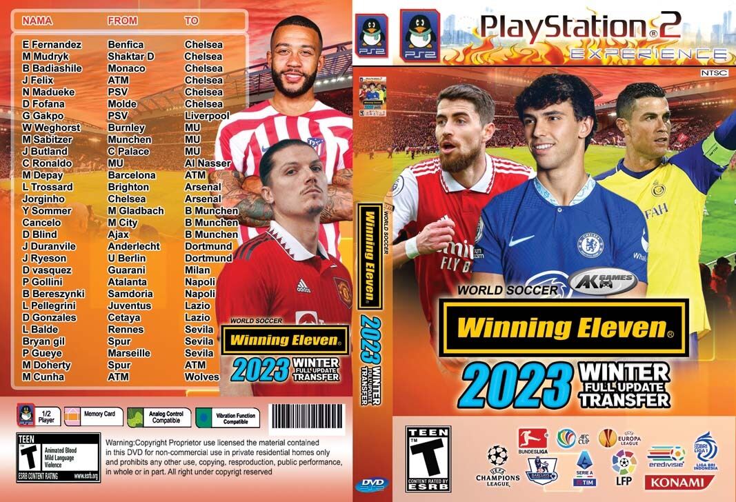 winning eleven 2023 ps2