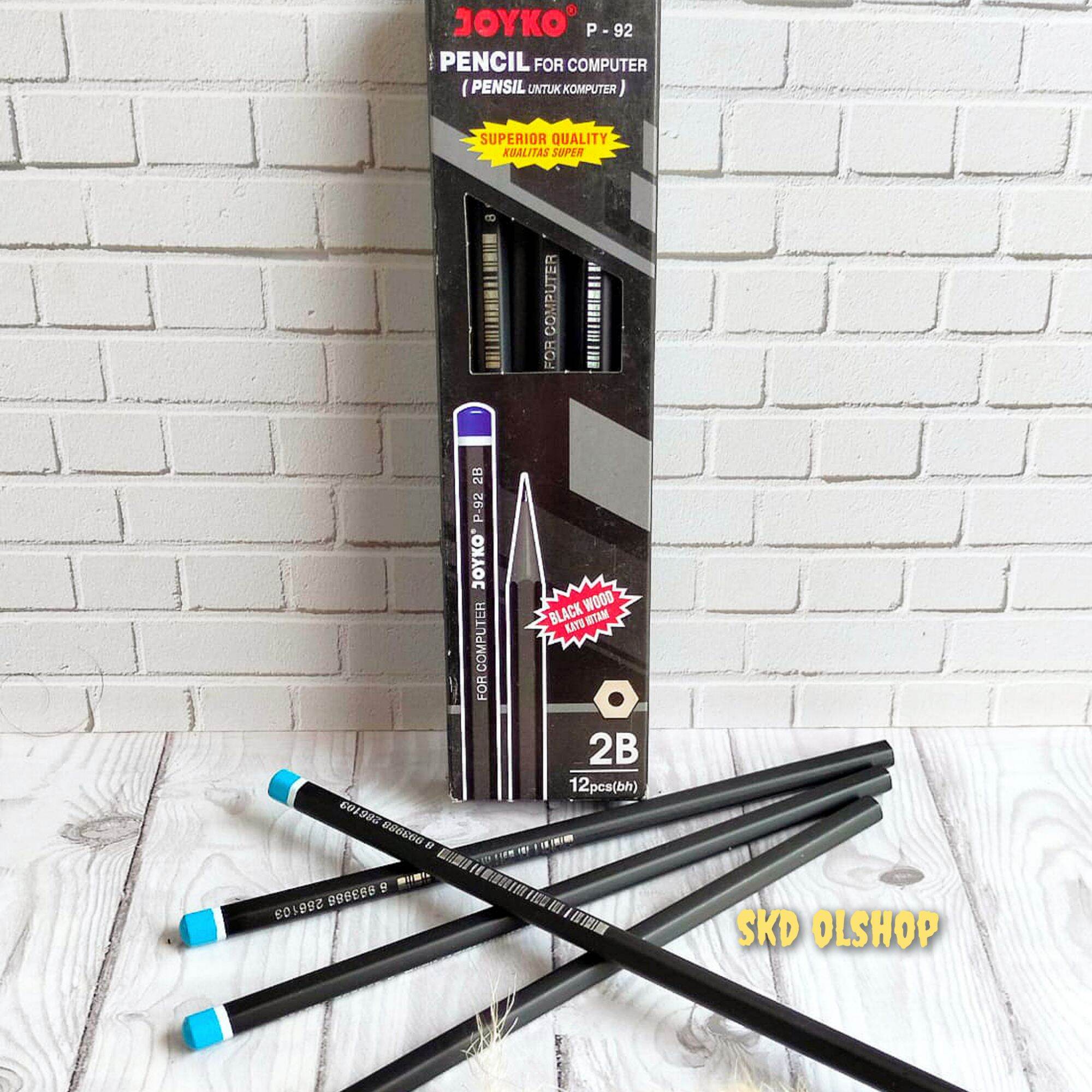 PENCIL JOYKO 2B P-92 For Computer Pensil (Isi 6 Pc)
