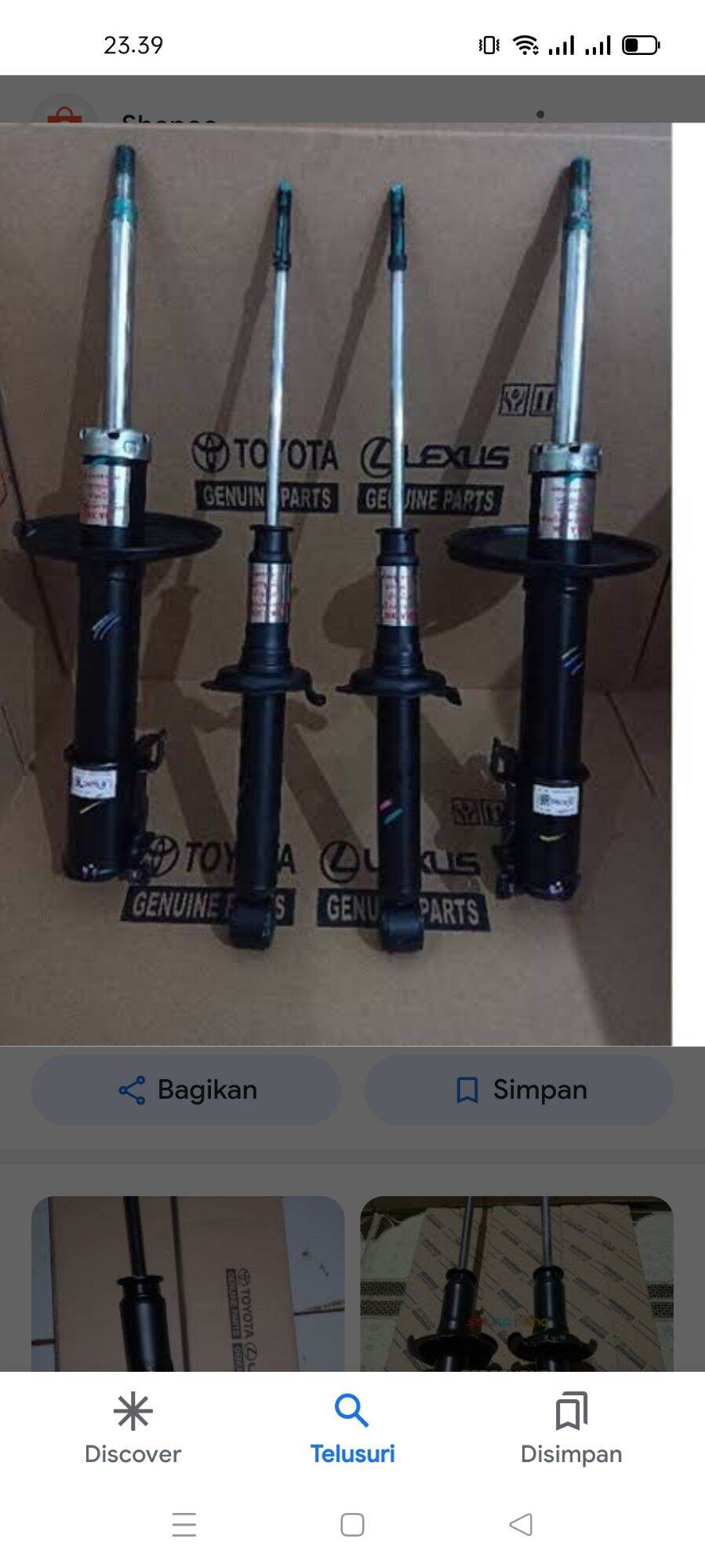 shockbreaker Toyota Soluna dpan belakang original Giá 1,100,000 Đồng*Miễn phí vận chuyển