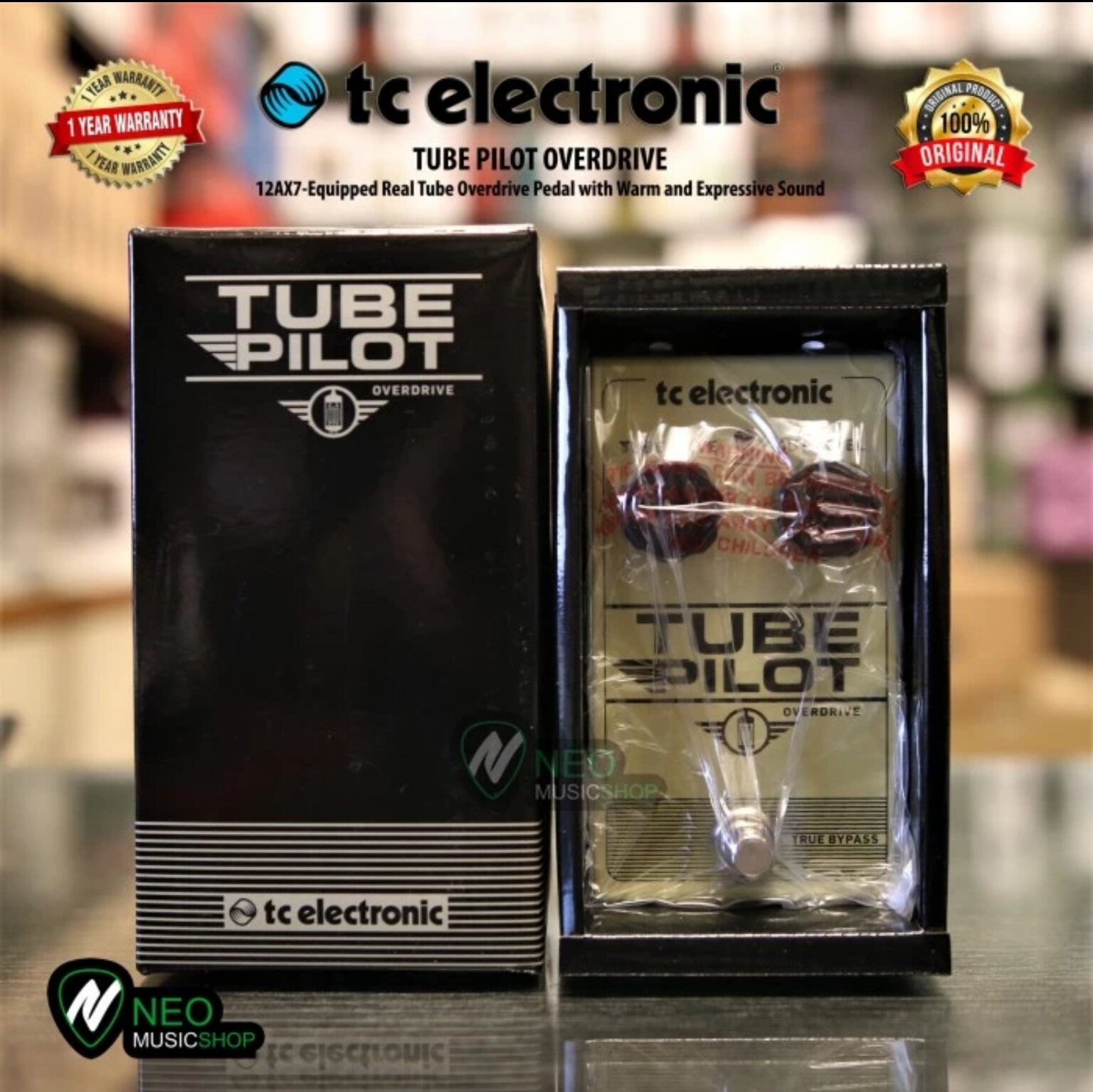 Boss Pedal TC Electronic TUBE PILOT OVERDRIVE Guitar Pedal Tube