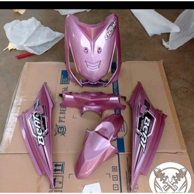 Cover full body halus Alus honda beat karbu lama warna pink 2008 2009 ...