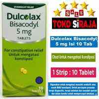 DULCOLAX 5 MG 1 STRIP ISI 10 TABLET / UNTUK MENGATASI KONSTIPASI