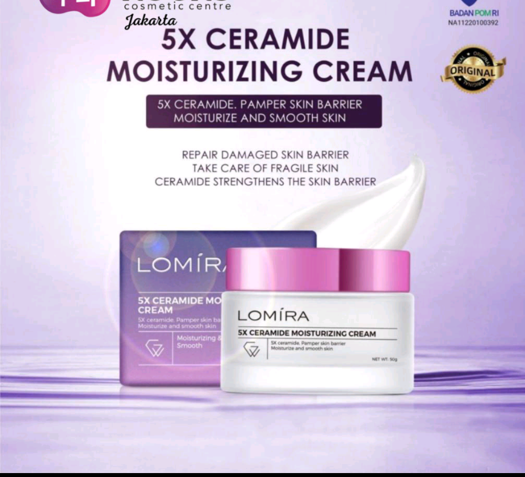 Lomira skin barrier moist cream 5x ceramide 50ml Lazada Indonesia