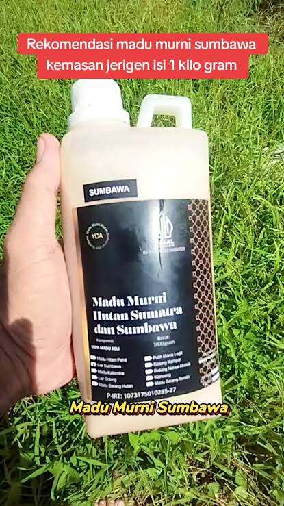 Madu sumbawa asli Madu hutan murni manis 1KG