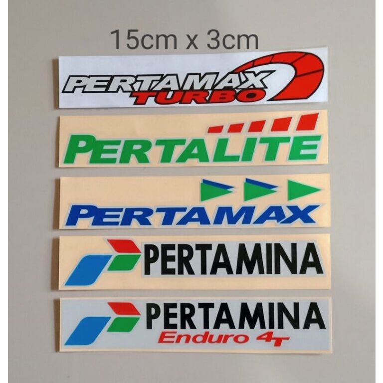 Sticker Pertamina STICKER PERTAMINA,PERTAMAX,PERTALITE UKURAN 3,5X20CM | Lazada Indonesia