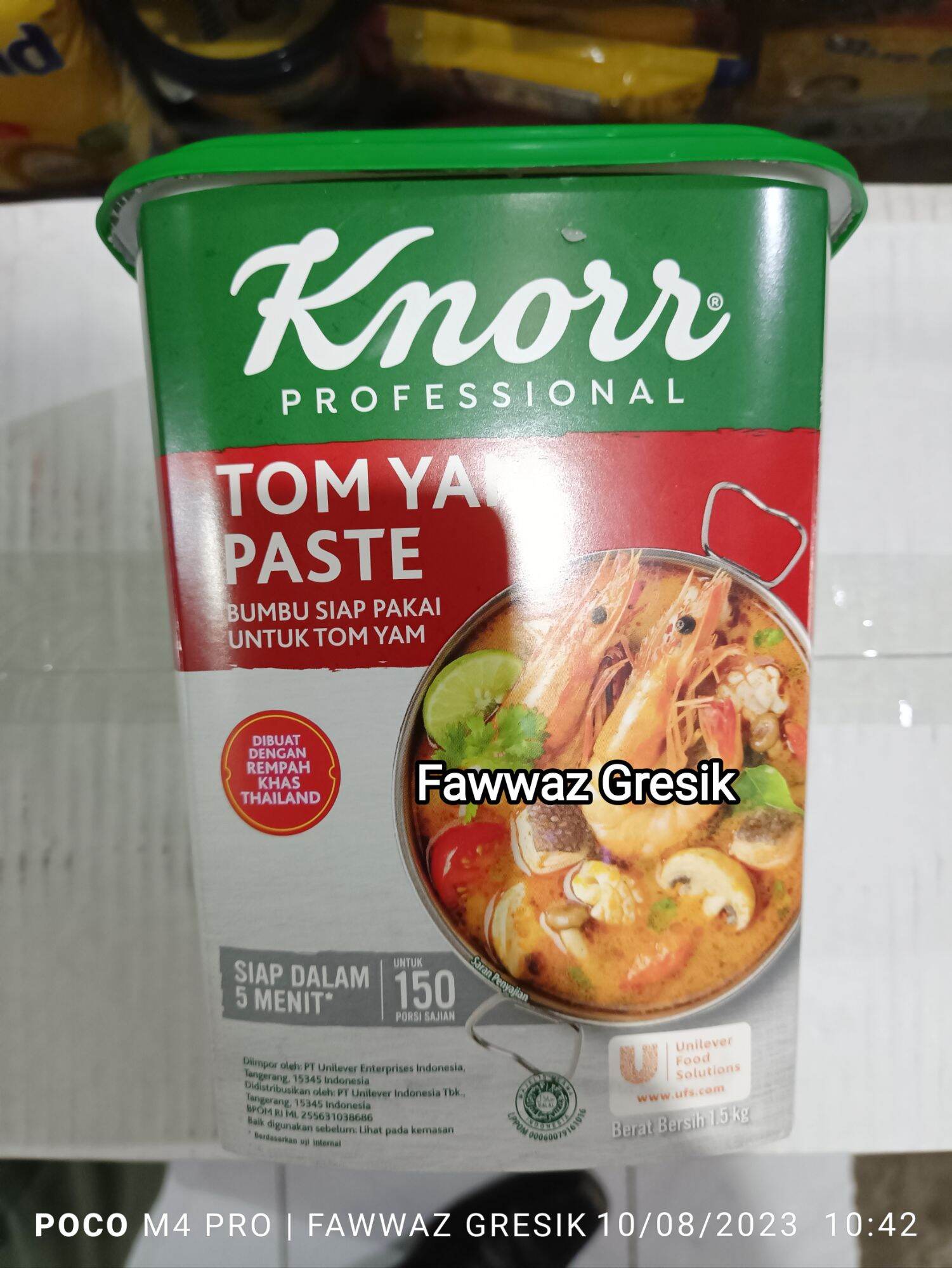 Knorr Tom Yam Paste Sauce Mix Kg Bumbu Tom Yam Tom Yum Kilo