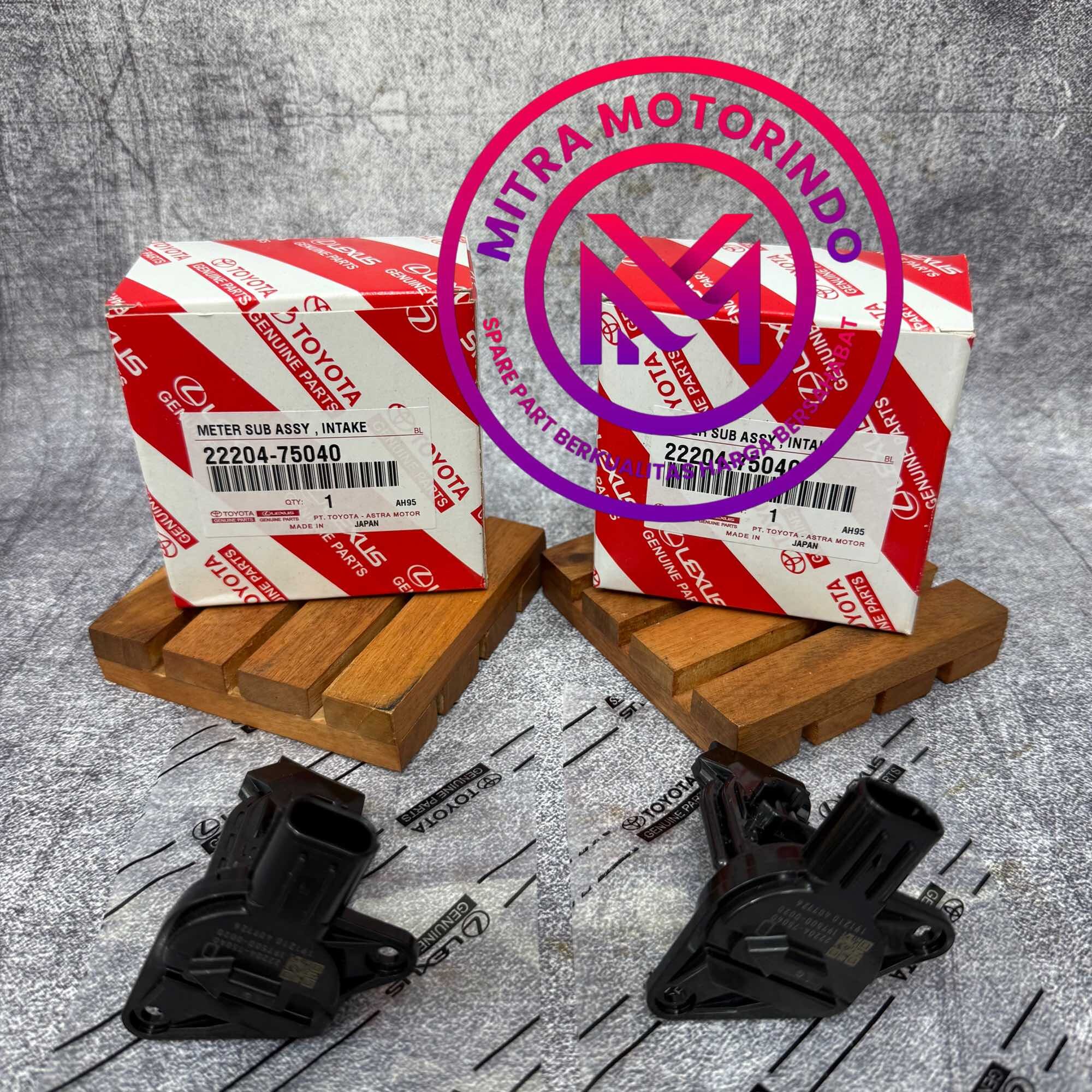 Maf Sensor/Mass Air Flow Sensor Toyota Fortuner Vrz Gasoline/Innova Reborn (1Pcs) Warranty 22204-75040 Harga  395,000 Ringgit*Penghantaran Percuma