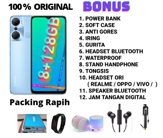 INFINIX HOT 12 PRO NFC RAM 8/128 GB RESMI | Lazada Indonesia
