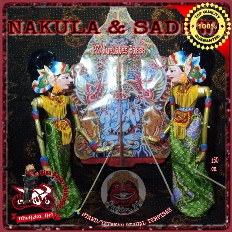 Wayang Golek Nakula Dan Sadewa PK (Dua Golek) | Lazada Indonesia