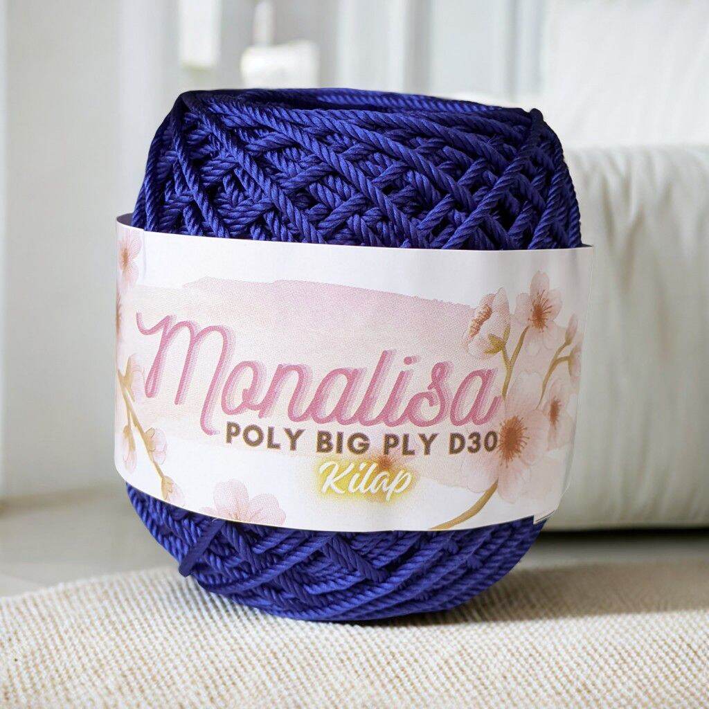 BENANG RAJUT MONALISA D30 SERI BIRU