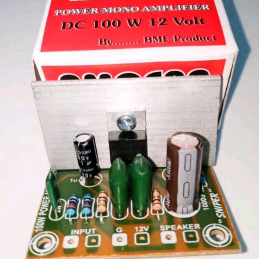 Kit Power Amplifier Mono 100W DC 12 Volt BME Lazada Indonesia