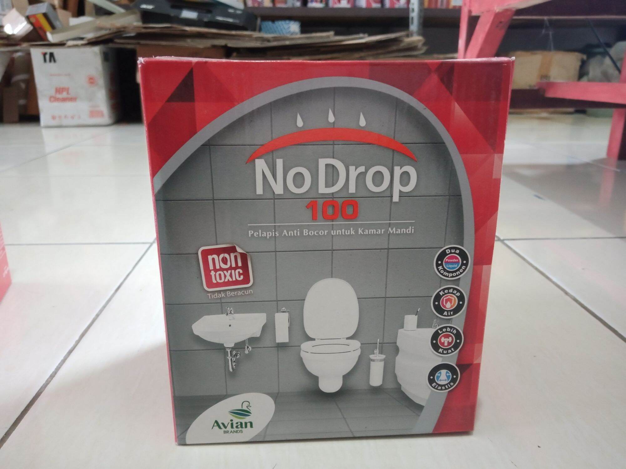 No Drop 100 Pelapis Anti Bocor Untuk Kamar Mandi 2 Komponen 2.5 Kg ...