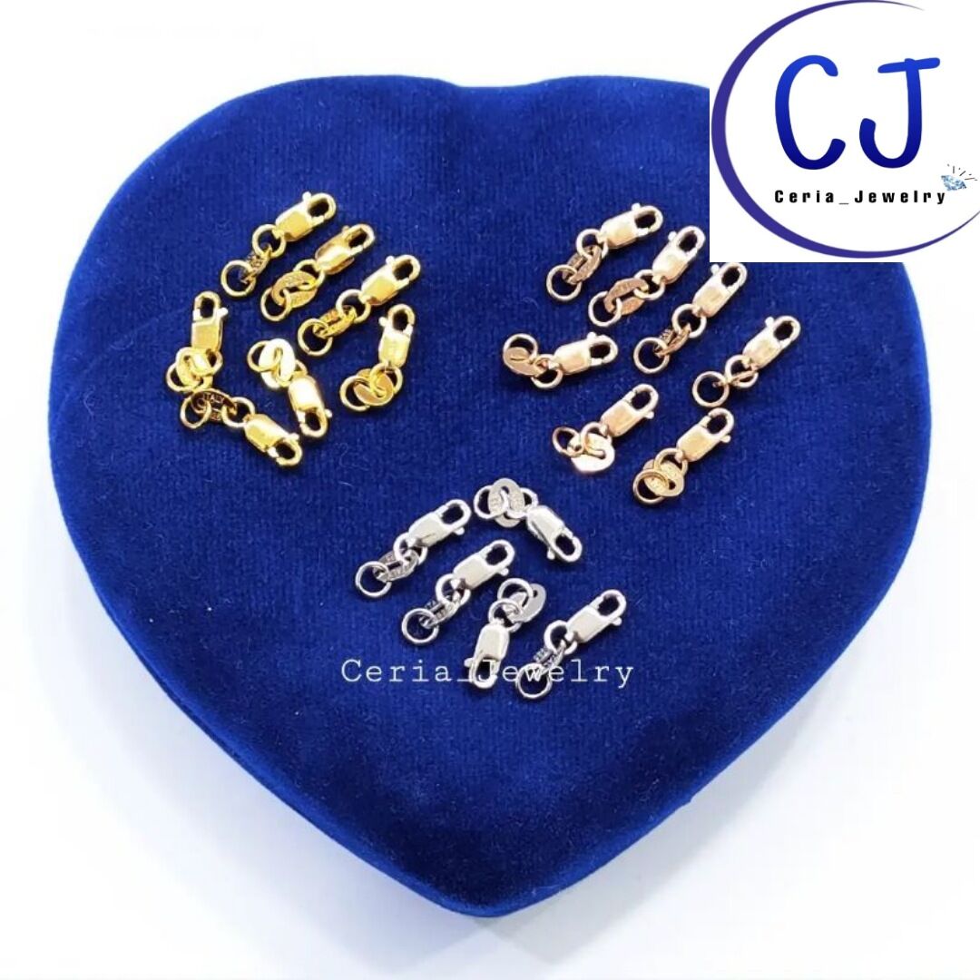 Kokot Silver Necklace/Bracelet 925 Silver Plated with Gold with 925 Stamp - Jewelry Supplies