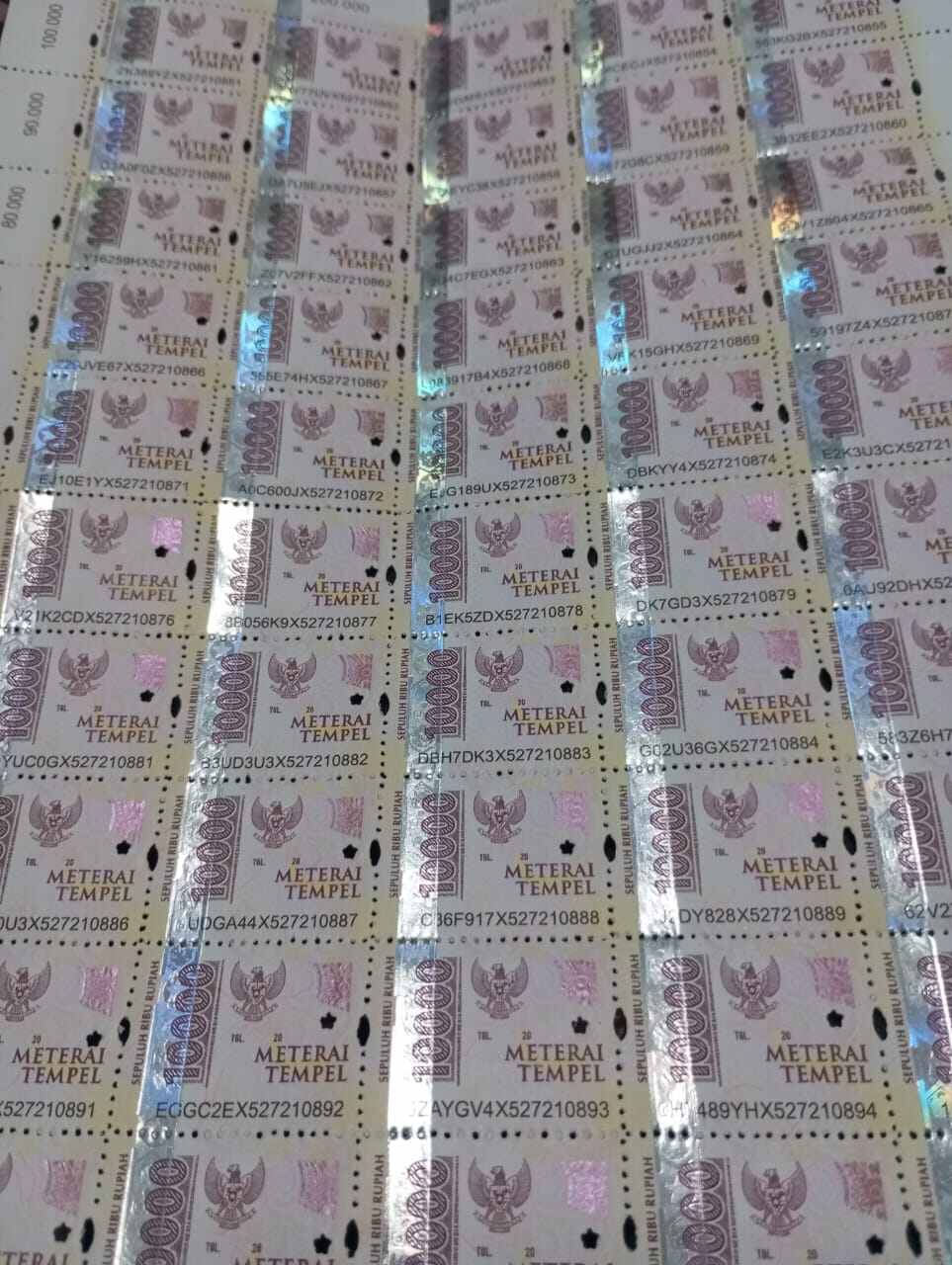 Seal 10000 contents 50 PCs Harga 235,000 rupiah*Gratis Ongkir