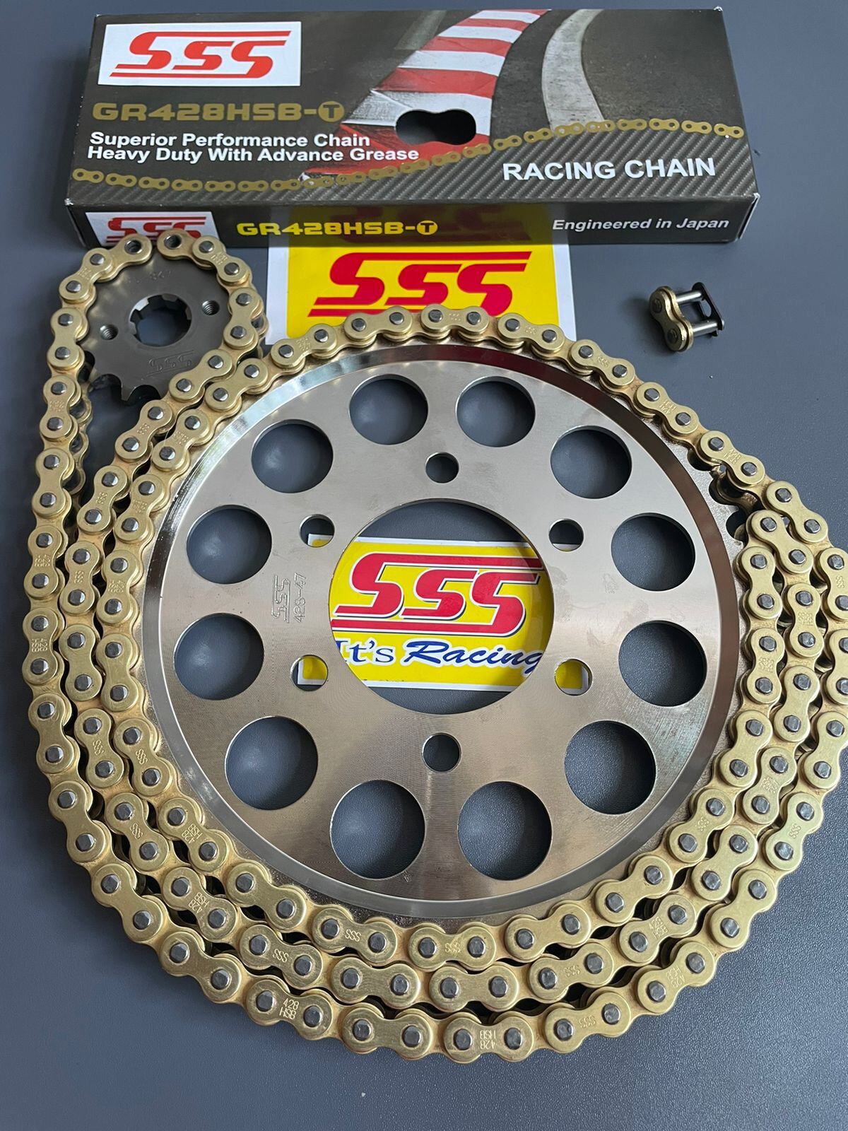 Gear Gir Set SSS 428 Honda Cb150R Led Nev Cbr150R New Lubang baut 6