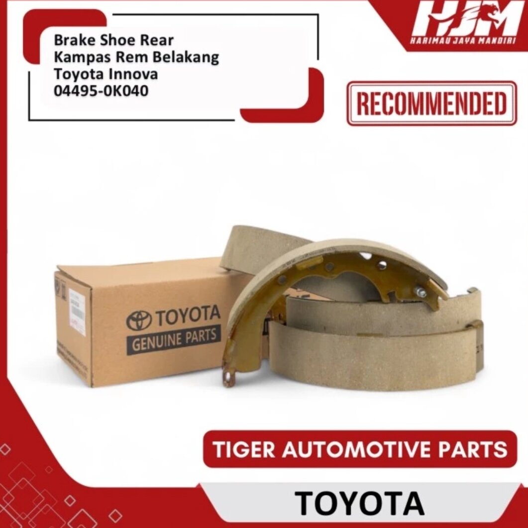 BRAKE SHOE KAMPAS REM BELAKANG TOYOTA INNOVA INOVA 2004-2015 Harga 271,900 rupiah*Gratis Ongkir