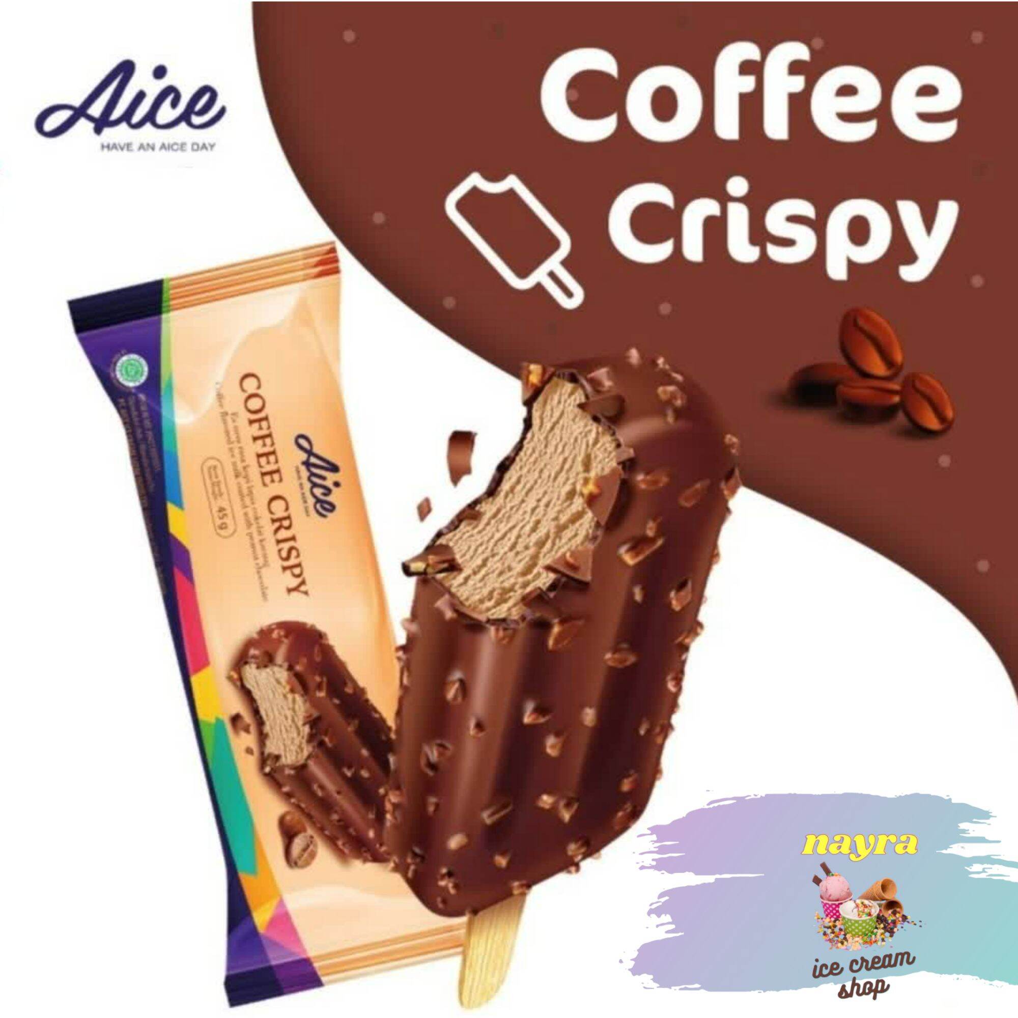 Aice Ice Cream Coffee Crispy Isi 20 Pcs Lazada Indonesia