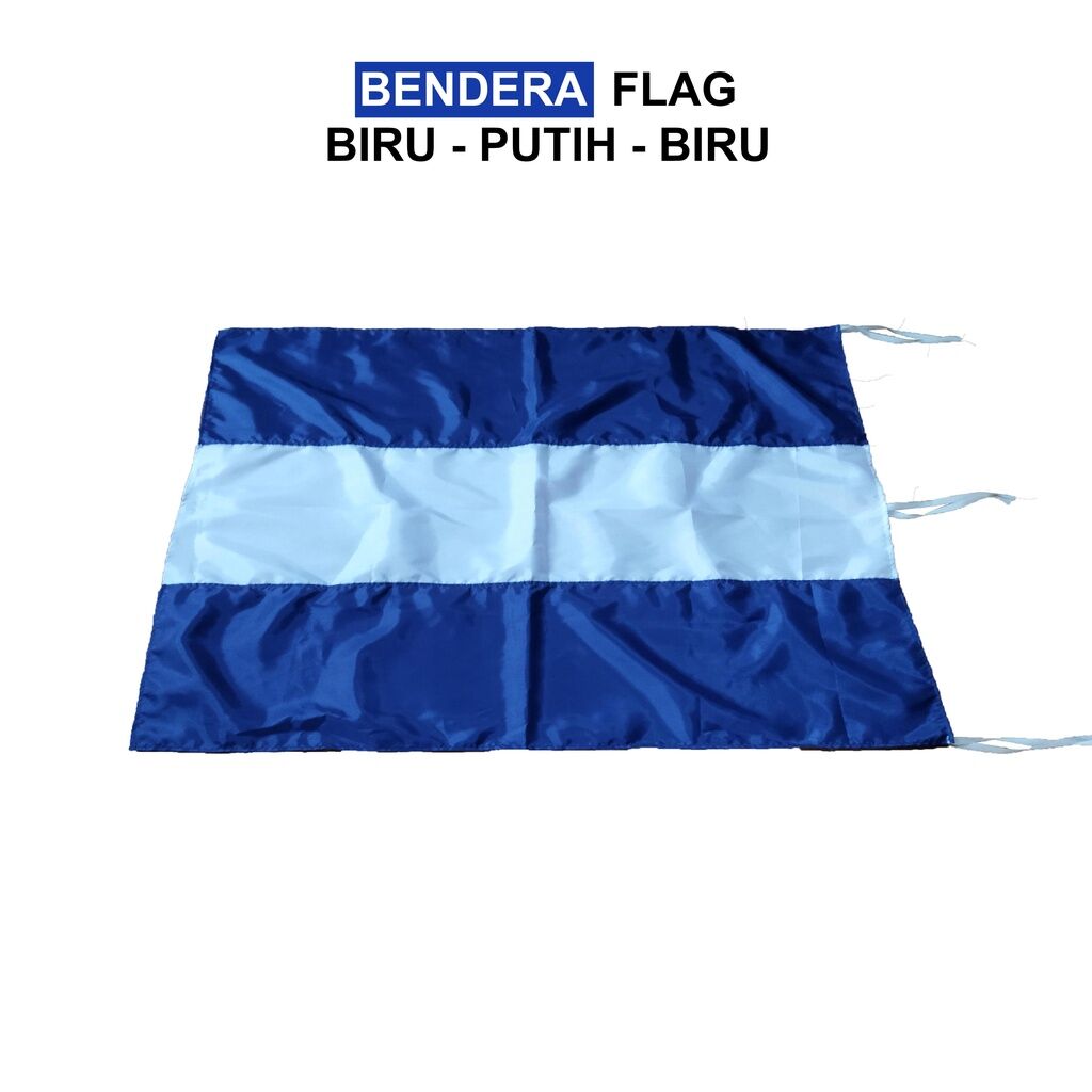 Bendera Biru Putih Biru Lazada Indonesia 