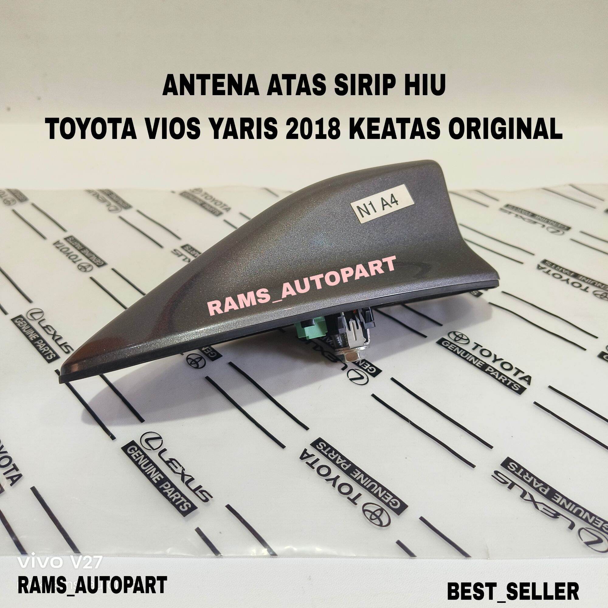 Antena Atas Sirip Hiu Toyota Vios Yaris 2018 Keatas OriginaL Warna Grey Giá 250,000 Đồng*Miễn phí vận chuyển