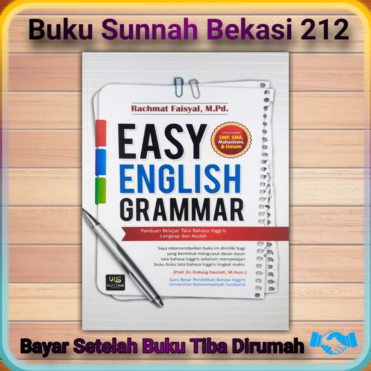 EASY ENGLISH GRAMMAR ( Panduan Belajar Tata Bahasa Inggris Lengkap Dan ...