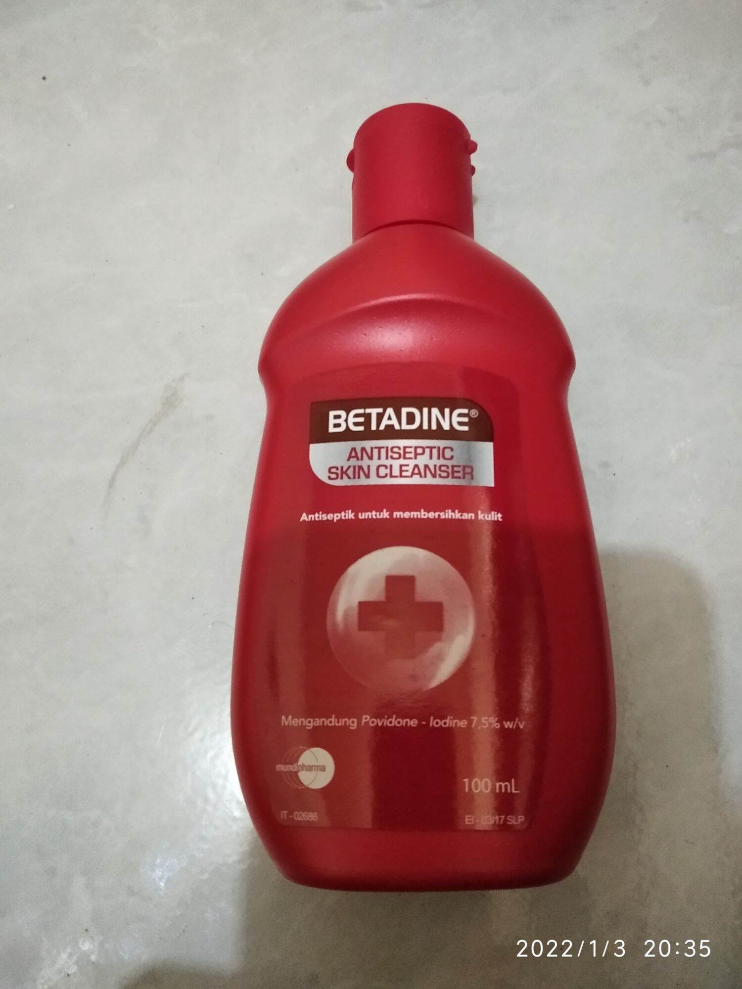 Betadine antiseptic skin cleanser 100ml Lazada Indonesia
