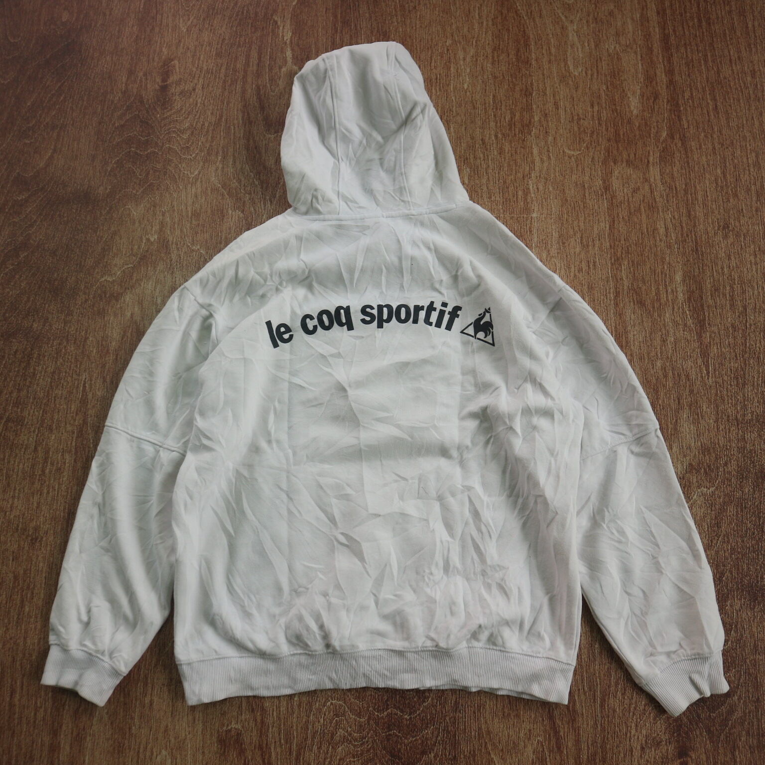 Hoodie Le Coq Sportif Putih Hoodie Unisex All Seasons Hoodie