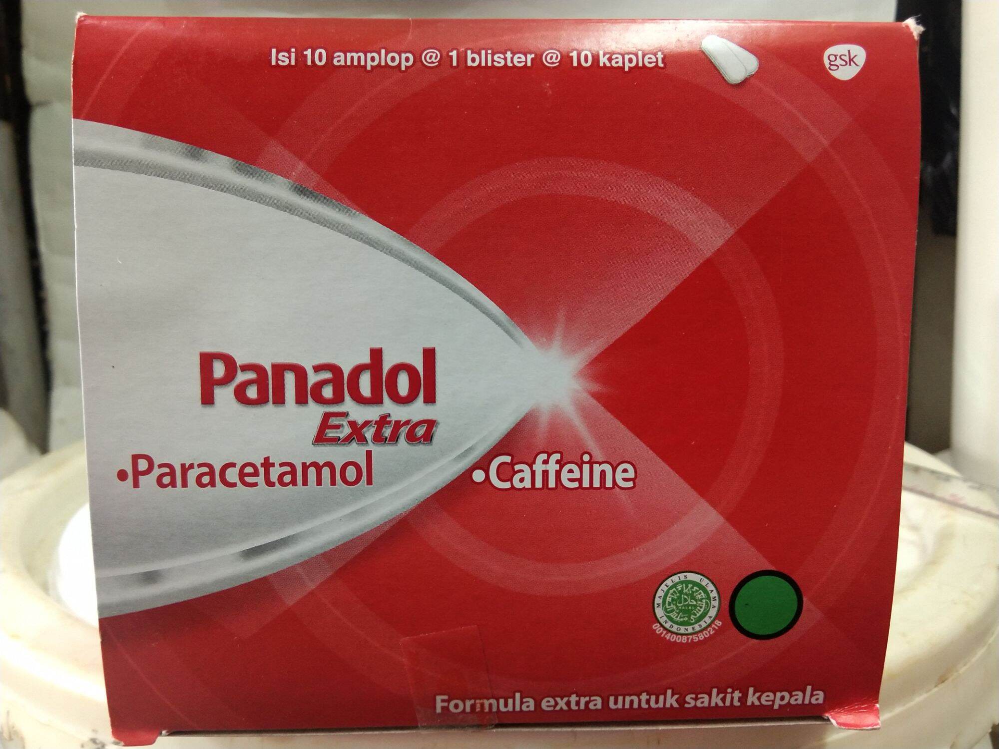 PANADOL EXTRA MERAH 10 BLISTER (10 Kaplet). 
