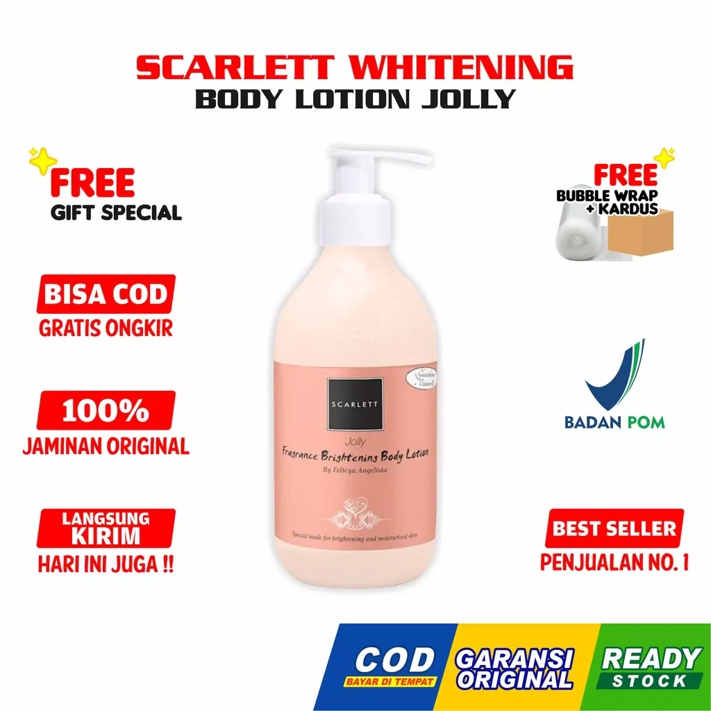SCARLETT BODY LOTION JOLLY REPACK Lazada Indonesia