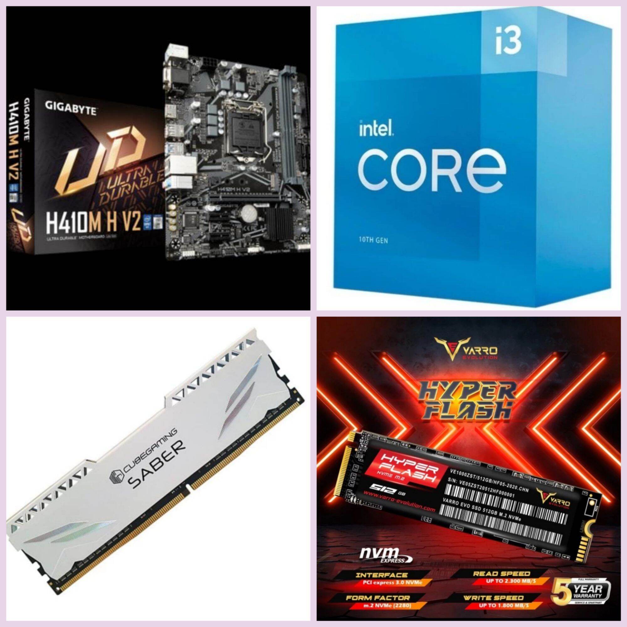 Paket Processor Intel Core i3 10105 Box Gen 10 LGA 1200 DDR4 NVME ...