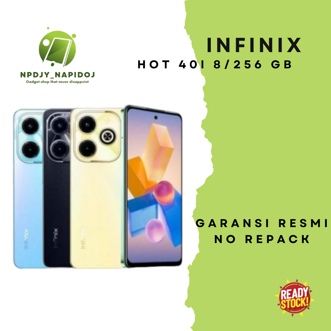 INFINIX HOT 40I 8/256 GARANSI RESMI Harga  1,899,000 Ringgit*Penghantaran Percuma