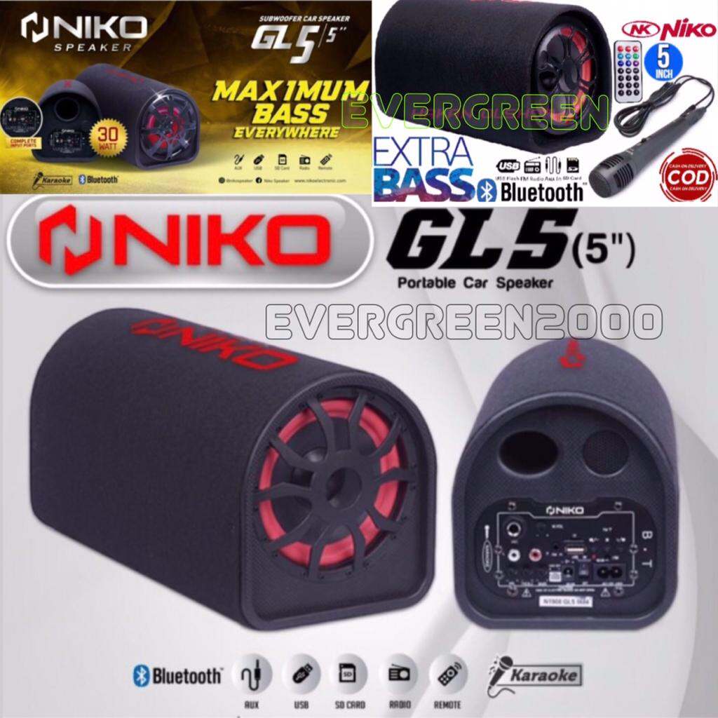 Speaker Aktif Niko / Speaker Bluetooth Niko 5" in (Subwoofer Sound