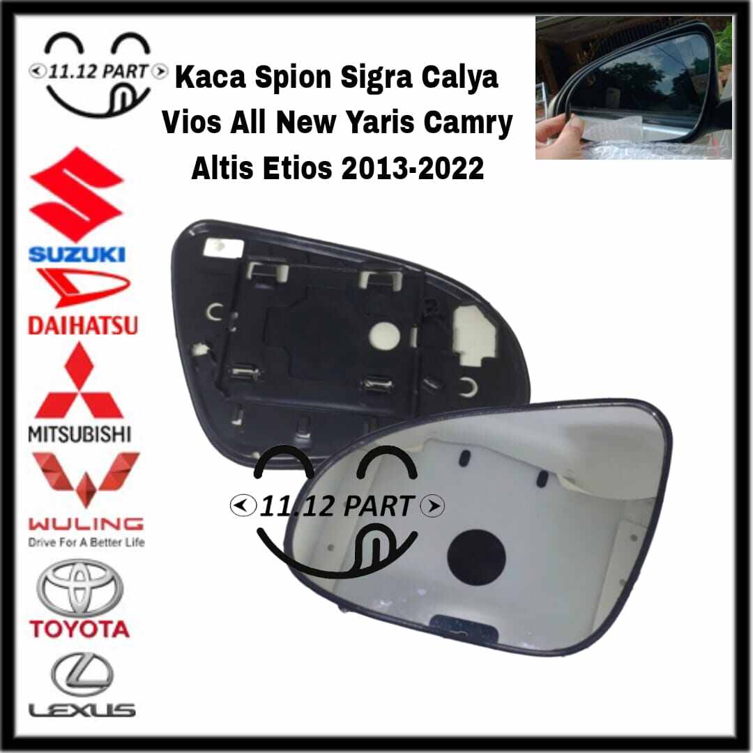 Kaca Spion Calya Sigra Vios Gen 3 New Yaris ,Camry Altis Etios original kanan atau kiri Giá 52,000 Đồng*Miễn phí vận chuyển