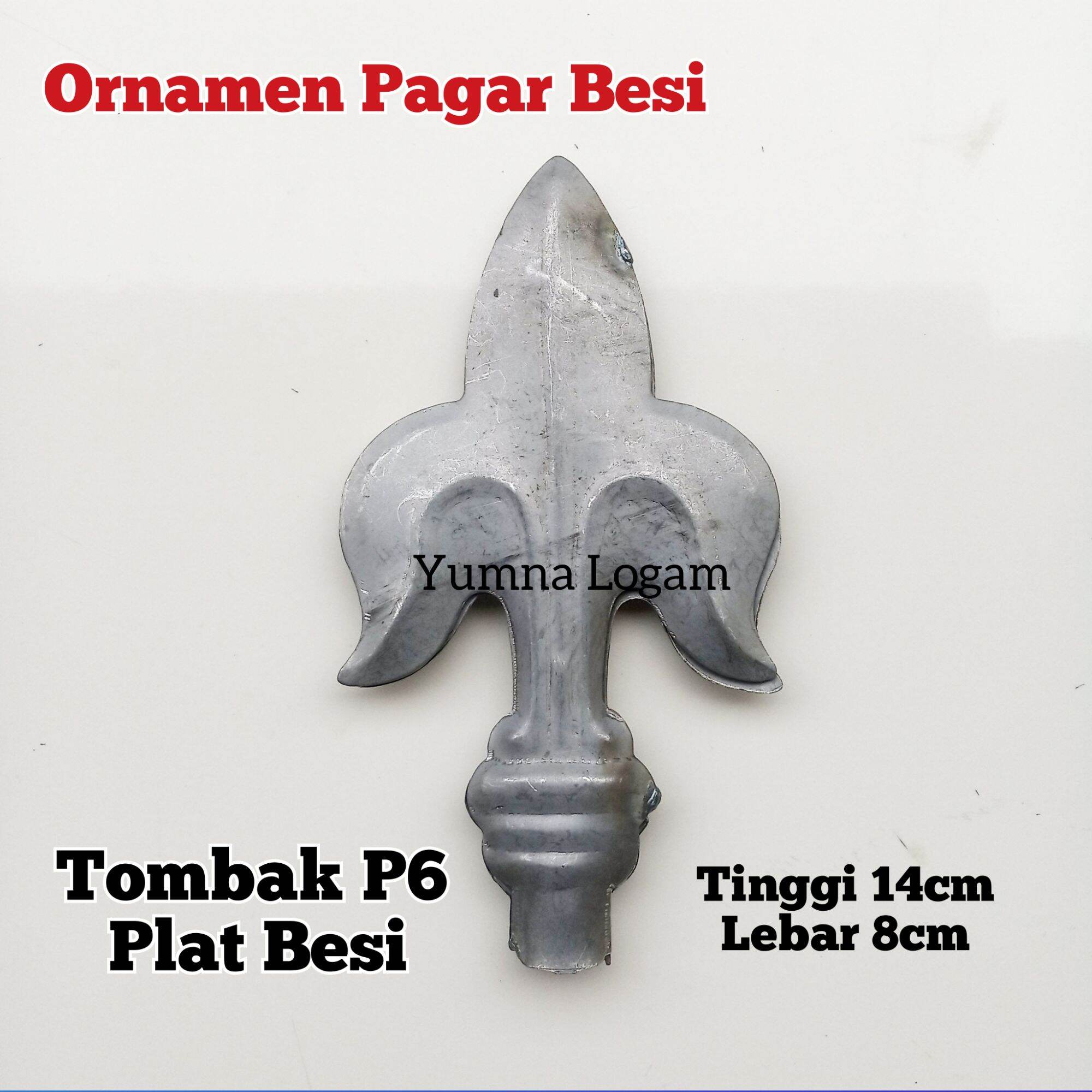 Tombak P6 Plat Besi Ornamen Aksesoris Pagar Besi Lazada Indonesia 3302