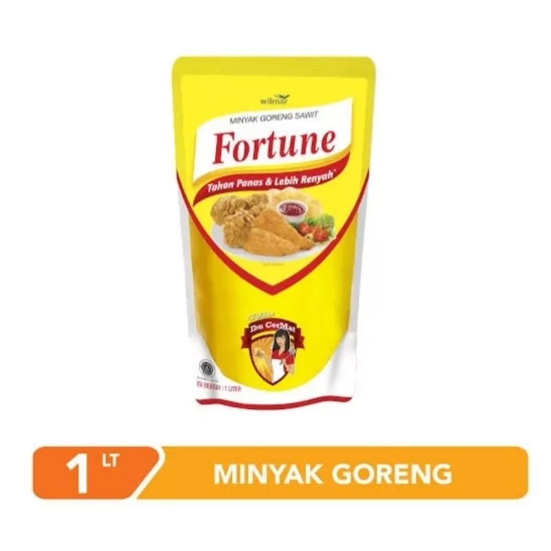 Minyak Goreng Fortune Kemasan Pouch 1L / fortune 1L fortune 1 liter