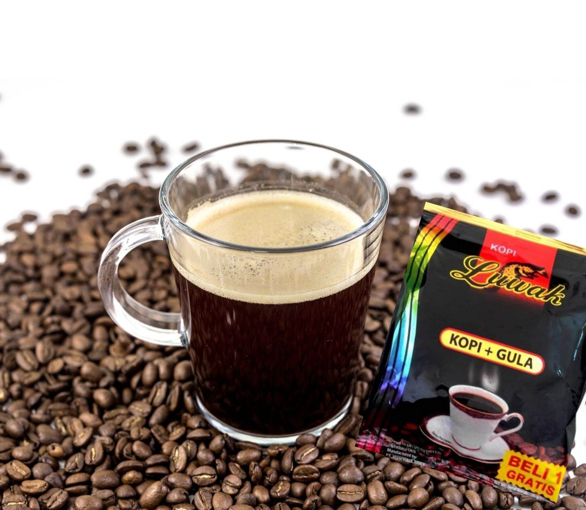 LUWAK KOPI Hitam + Gula 1 Renceng 20 Pcs | Lazada Indonesia