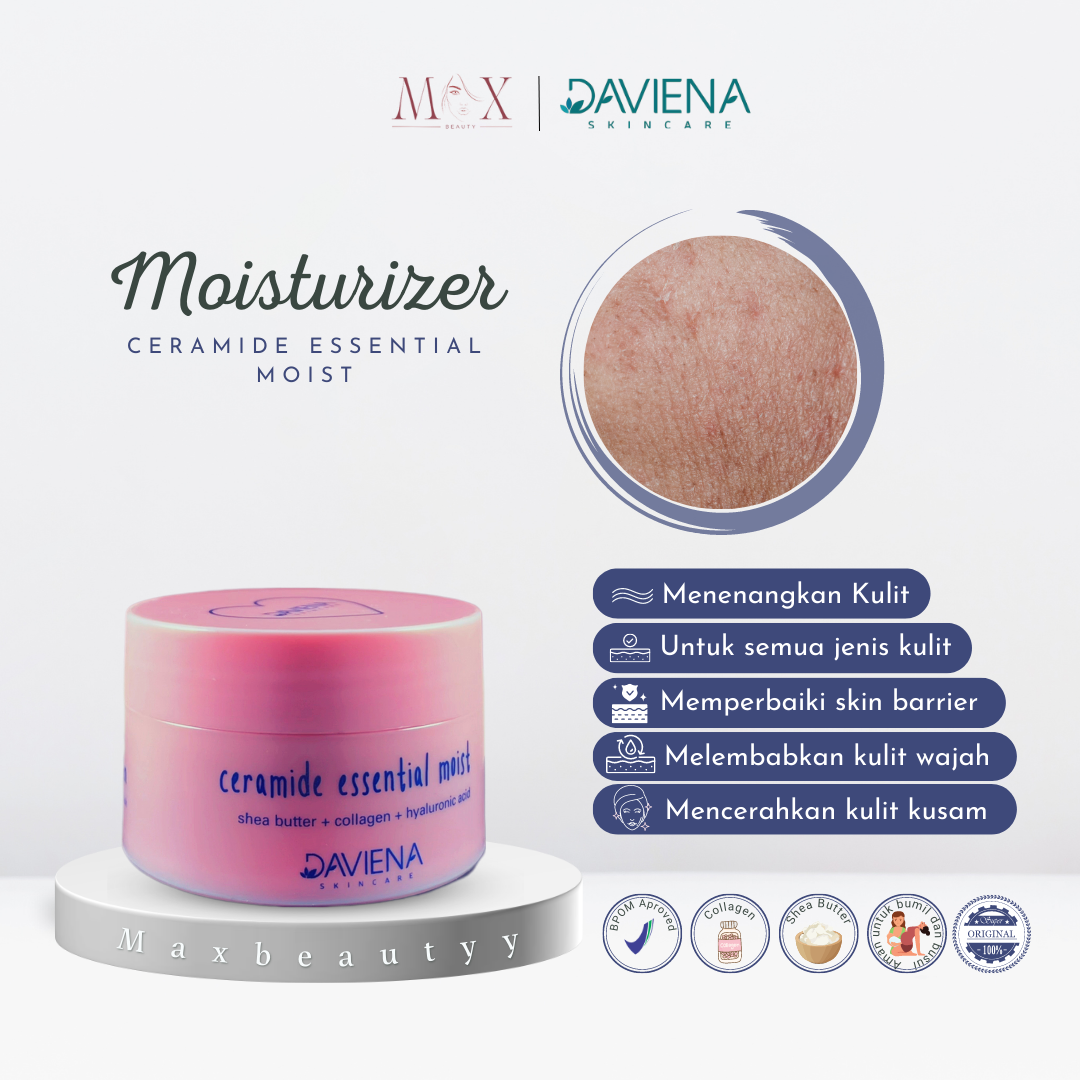 Daviena Skincare moisturizer Ceramide Essential Moist Lazada Indonesia