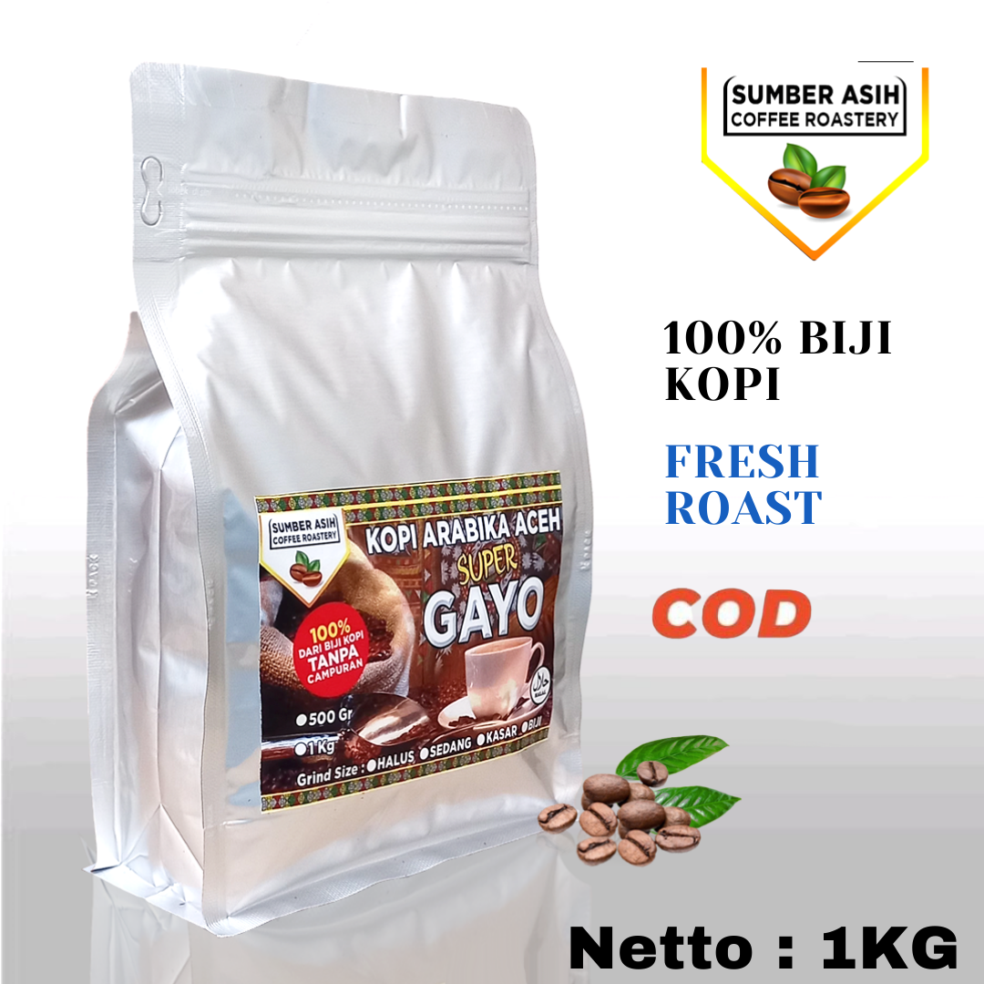 Kopi Arabika Aceh Gayo 1 Kg / Roasted Commercial Esspresso