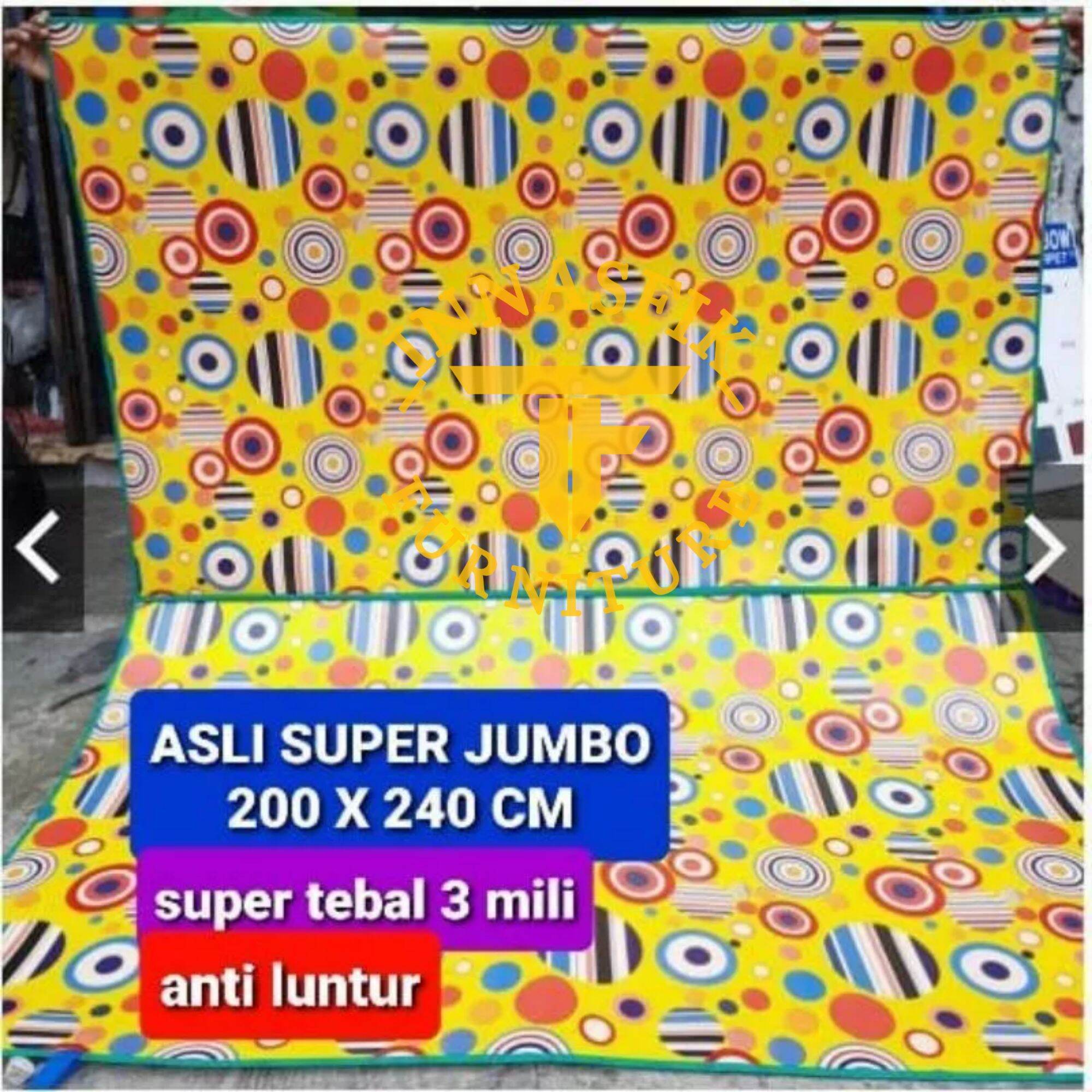 KARPET/TIKAR/PLASTIK SPON JUMBO BERCARACTER UKURAN 200CM X 240CM SANGAT JUMBO ANTI BAKTERI