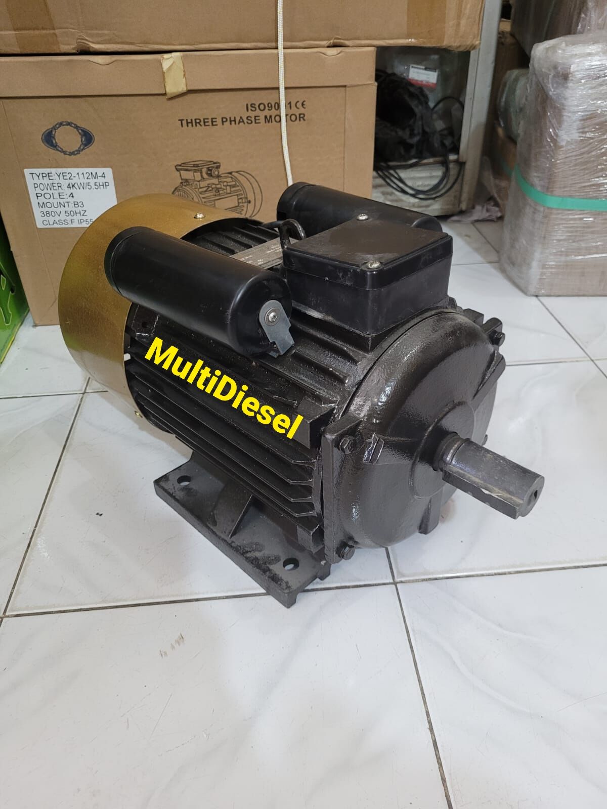 Dinamo Elektro Motor 3Hp 1400Rpm 1Phase Harga  2,200,000 rupiah*Gratis Ongkir