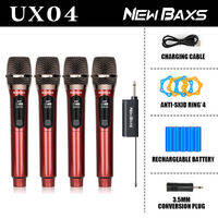 [Pengiriman cepat] NEW BAXS UX01/UX02/UX04 mic wireless microphone wireless profesional murah mic bluetooth karaoke 6.35 MM UHF Lagu Panggung Dansa Keluarga Bernyanyi antarmuka type-c dapat dihubungkan ke perangkat audio Mikrofon Isi Ulang mic karaoke