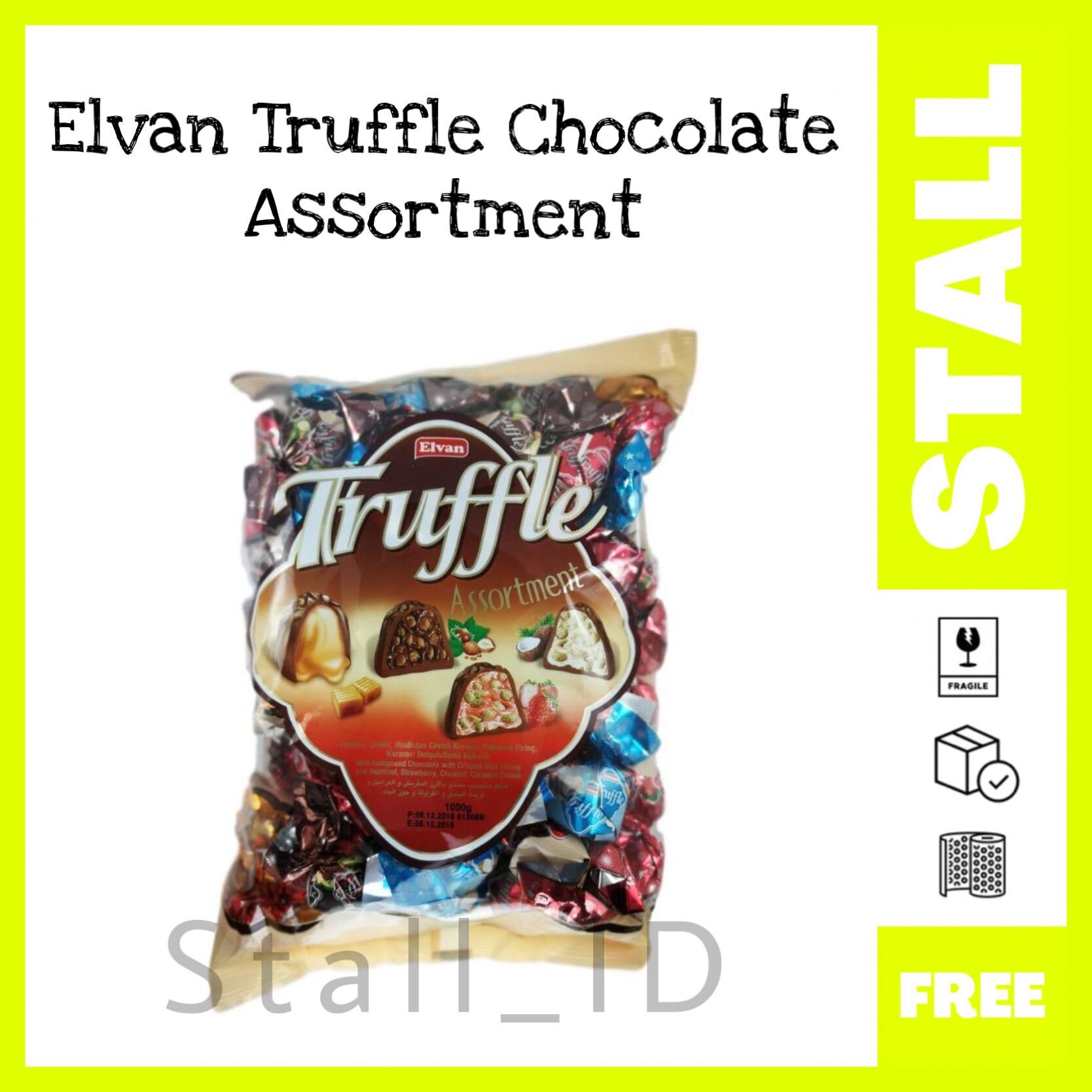 Elvan Truffle Chocolate 400 gr Assortment (Mix) Cokelat Turki | Lazada ...