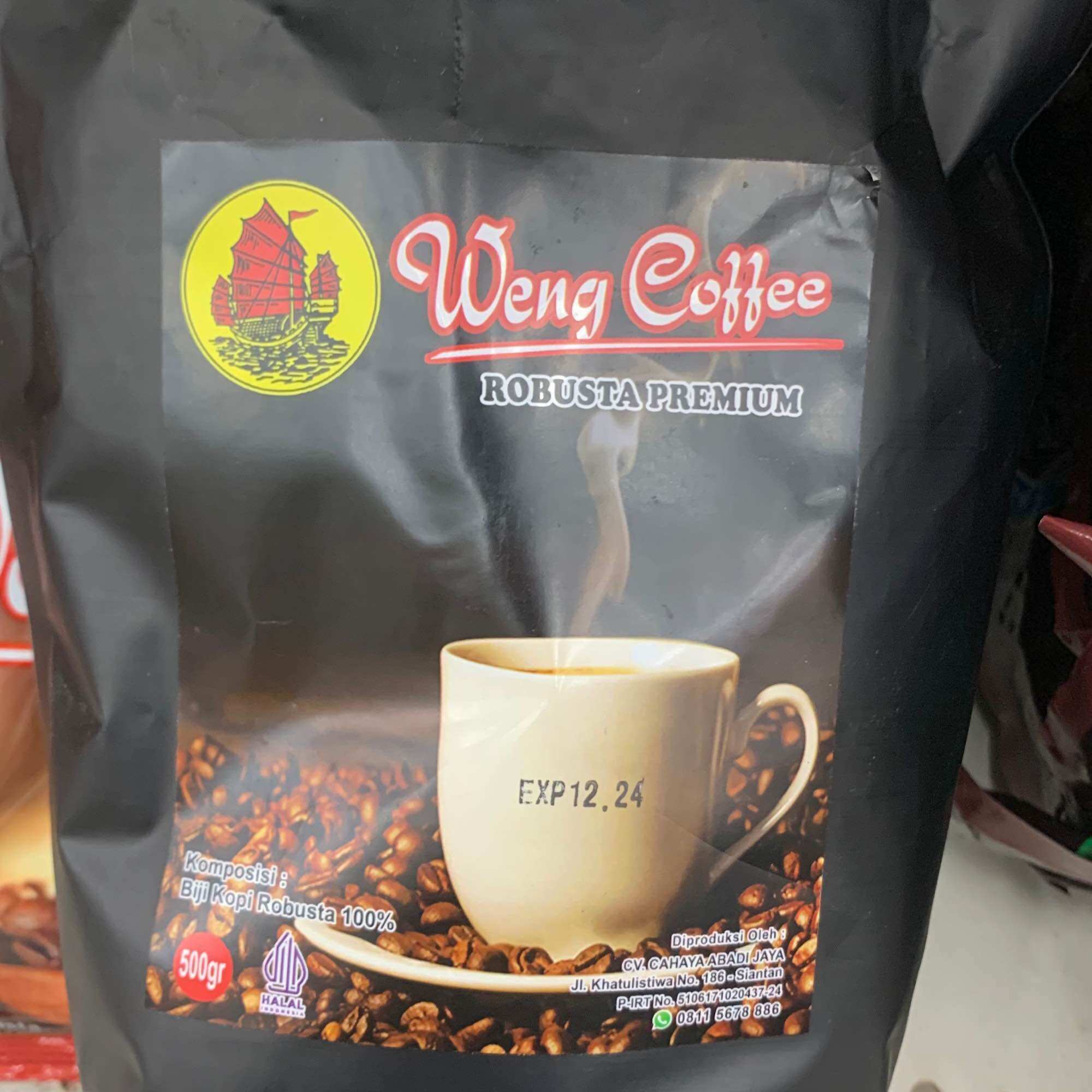 Kopi Weng Robusta Premium 500 gram