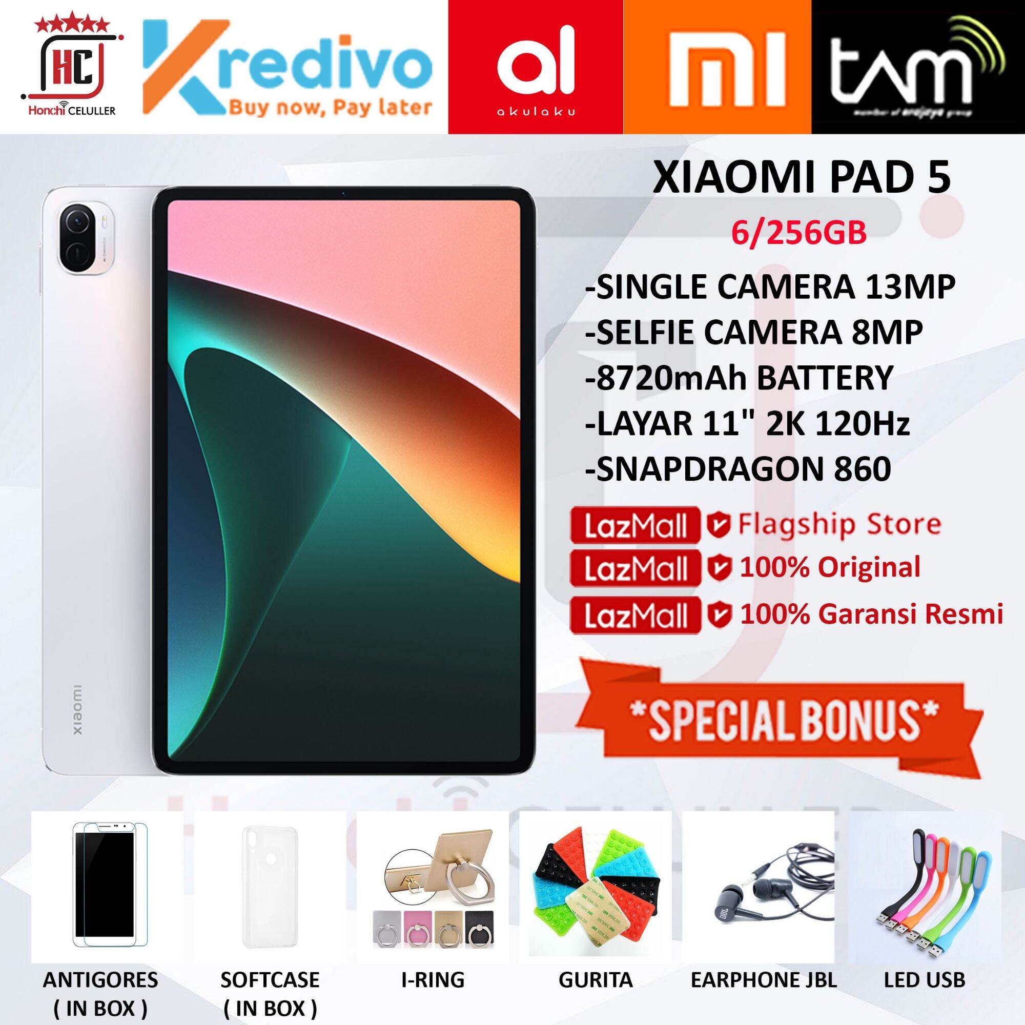 XIAOMI MI PAD 5 6/256GB GARANSI RESMI XIAOMI INDONESIA TAM FULL BONUS Giá 4,599,000 Đồng*Miễn phí vận chuyển